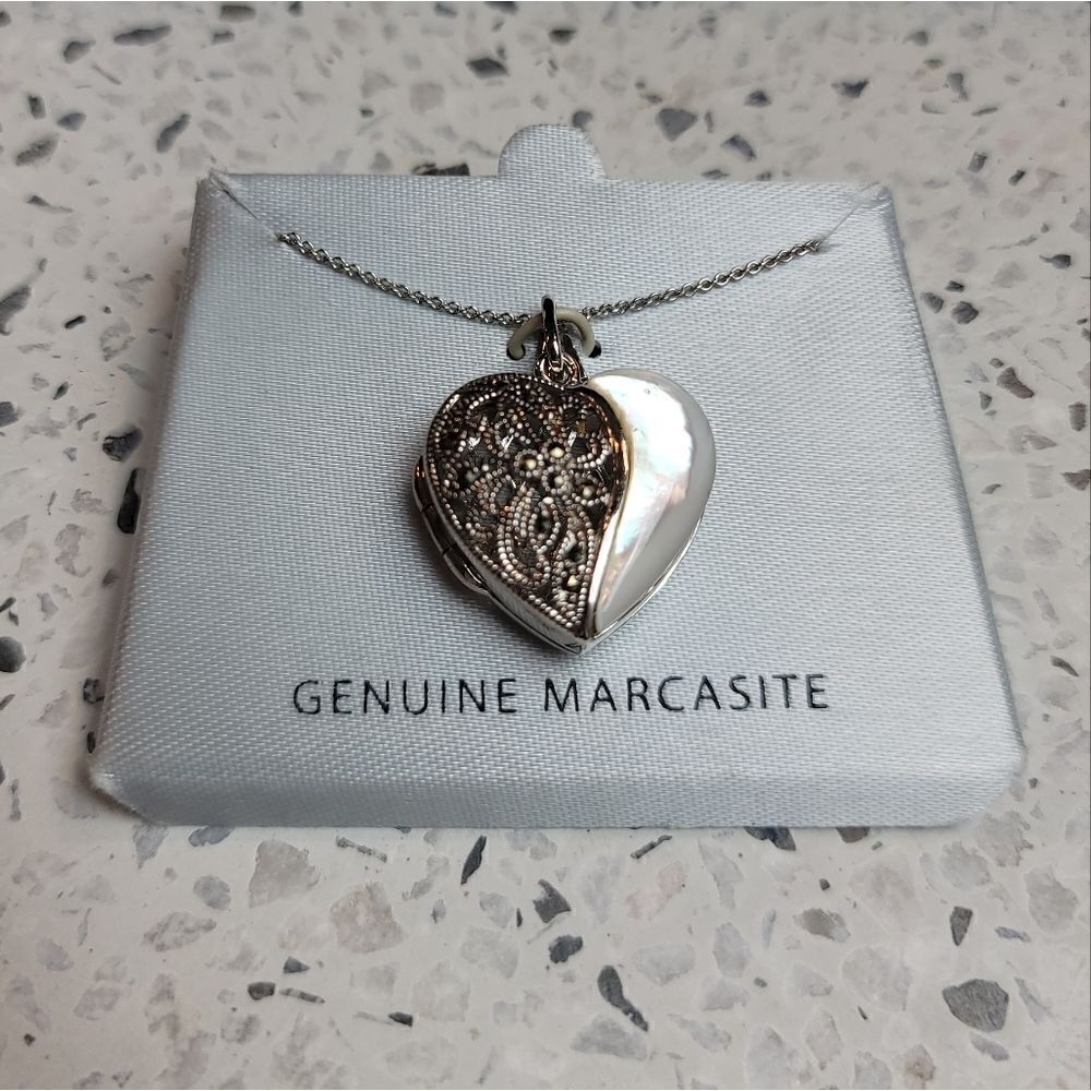 NWT Marcasite Locket   